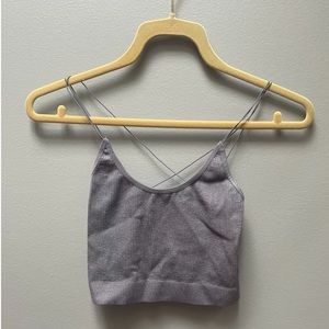 Our from under sparkle seamless tank